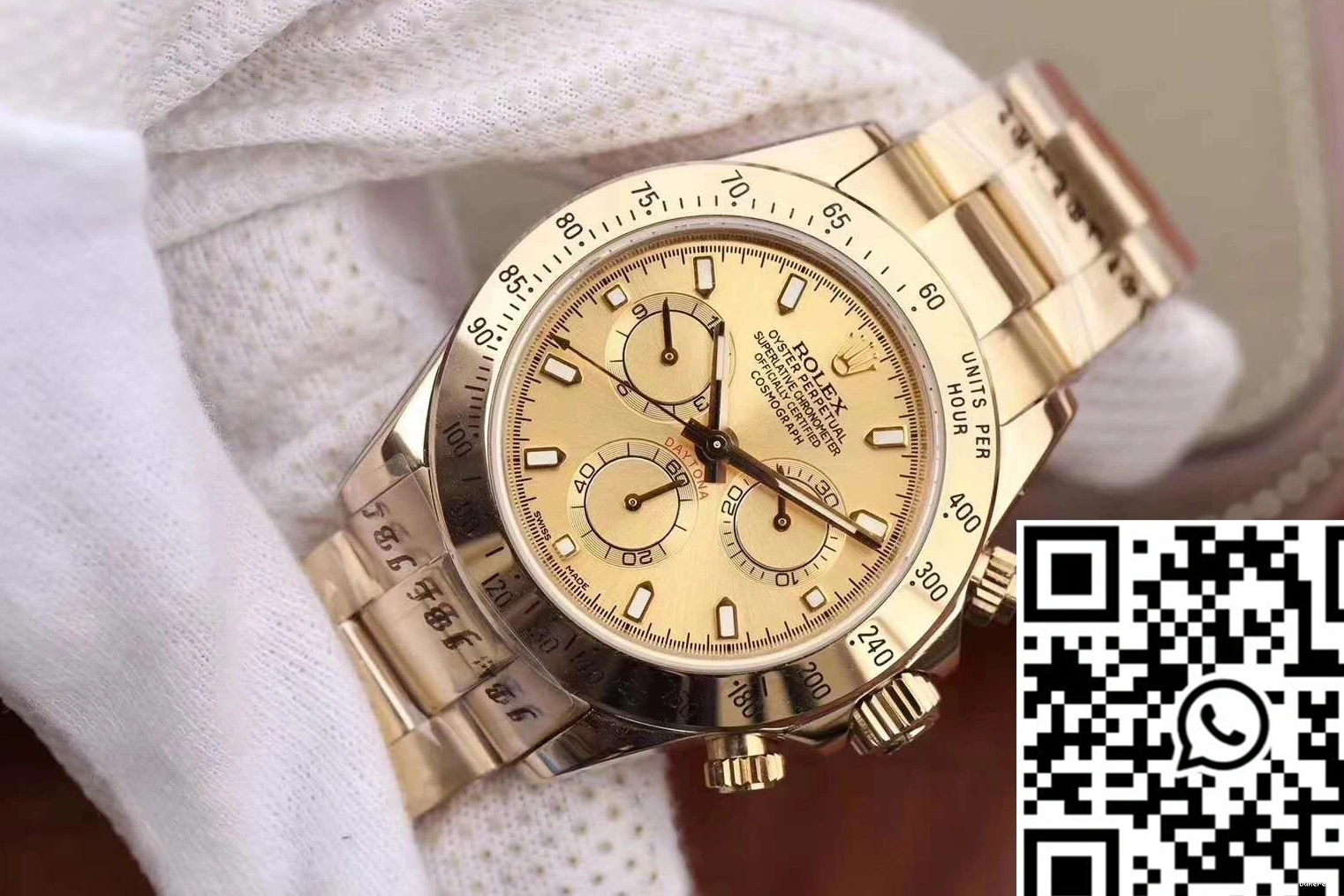 Daytona Factory Dial JH 116503 Gold Rolex Cosmograph 0403